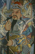 Dol Suthep Monastery. Detail of painting on wall.Doi Pui