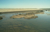 View over drying delta.