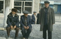 Group of middle aged Avar men.