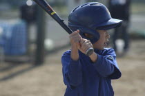 Kazuma Kikawa  12 year old 6th grader  bats for Toujou Shonen Yakyu Club  little league baseball