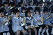 Kindergarten music class.