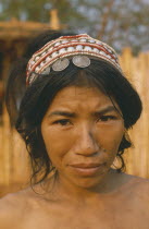 Portrait of Akha tribeswoman.I-Kaw