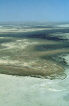 View over former Aral Sea