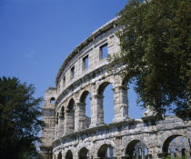 Roman Amphitheatre exteriorPola