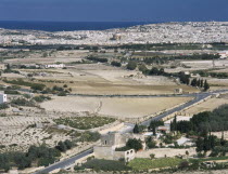 Most Dome. View over town from the walls of Mdina.