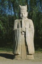 Statue on the Spirit Way leading to the Ming TombsPeking Beijing