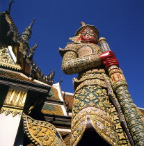 Demon statue