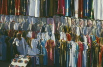 Clothes stall in market