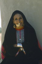 Bedouin woman with nose jewellery