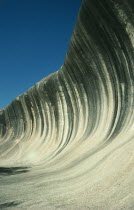Curved rock formation.