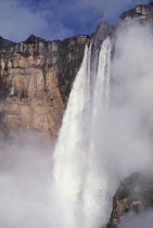 Angel Falls the worlds highest waterfalls.Salto Angel