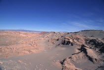 Moon Valley  desert landscape.Valle de la Luna