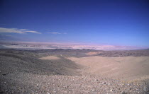 Moon Valley  desert landscape.Valle de la Luna