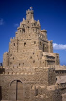 St Peter Port. Ornamental Sand Castle Display.
