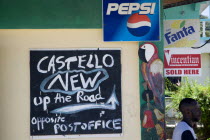 Signs on a Clifton shop