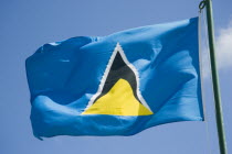 The national flag of St Vincent And The Grenadines