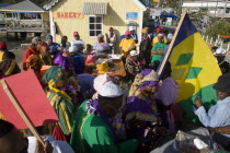 The Baptist congregation in Clifton at Easter morning harbourside service for those lost at sea