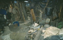 Interior of a Chamula Indians house