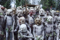 Asaro mudmen at Goroka Cultural Show.