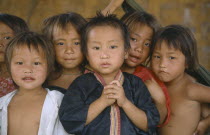Portrait of Hmong children.
