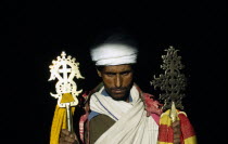 Portrait of Ethiopian Christian priest.