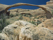 The Windows. Landscape Arch. The parks longest arch at 306 feet wide