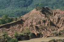 Severe soil erosion near Tehuantepec.