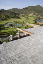 The Trump International Golf Course from the clubhouse at Raffles Resort