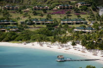 Jambu Beach and villas at Raffles Resort