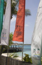 Entrance to Basils bar on Britannia Bay