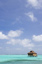 Amrita Spa offshore treatment rooms off Godahl Beach at Raffles Resort