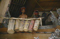 Gamelan musicians in Simanindo Batak community on Samosir Island