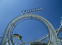 Turbo Rollercoaster at the end of the Pier