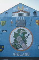 Free Ireland Nationalist mural