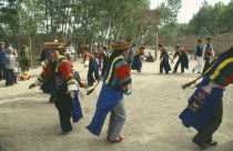 Tuzu Girls Dancing at festival in a village