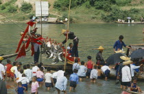 Dragon boat festival near Kaili.