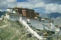 The Potala Palace. Angled exterior view.