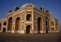 Tomb of the Emperor Humayun built in the 16th century in Mughal architectural style.