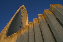 Hallgrimur Church at dusk