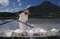 Sixty-seven year old female salt pan worker.