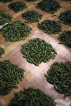 Green chillies for sale in historic market in operation since 1828.