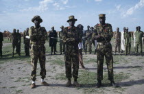 Sudan People s Liberation Army officers and men.SPLA