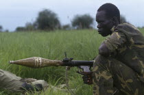 SPLA Garang faction rebel soldier.Sudan People s Liberation Army