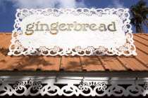 Sign for the Gingergread restaurant in Port Elizabeth