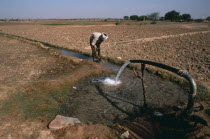 Irrigation of agricultural land.
