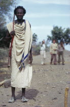 A Tigray man.  The Tigray are highland farmers and tend to belong to the Ethiopian Orthodox Church.Tigre