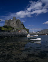 Carlingford Castle and bouts moored in the lough.EIRE lake inletEIRE lake inletEIRE lake inletEIRE lake inletEIRE lake inlet