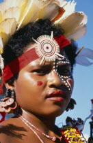 Portrait of girl in traditonal costume at the fifth Pacific Arts FestivalDigi YagayaDigi Yagaya