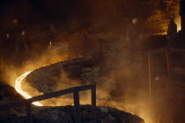 Men working in Steel Works