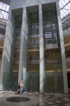 Lakeside Shopping Centre main elevators. Center